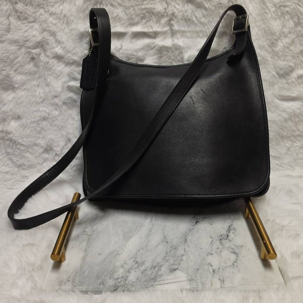 Vintage Coach Slim Hippie Flap Crossbody Bag